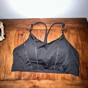 Black Nike Dry Fit Strappy Sports Bra